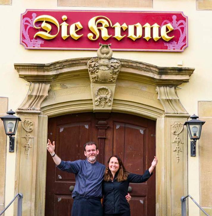 Gasthof Die Krone Schwäbisch Hall Dış mekan fotoğraf