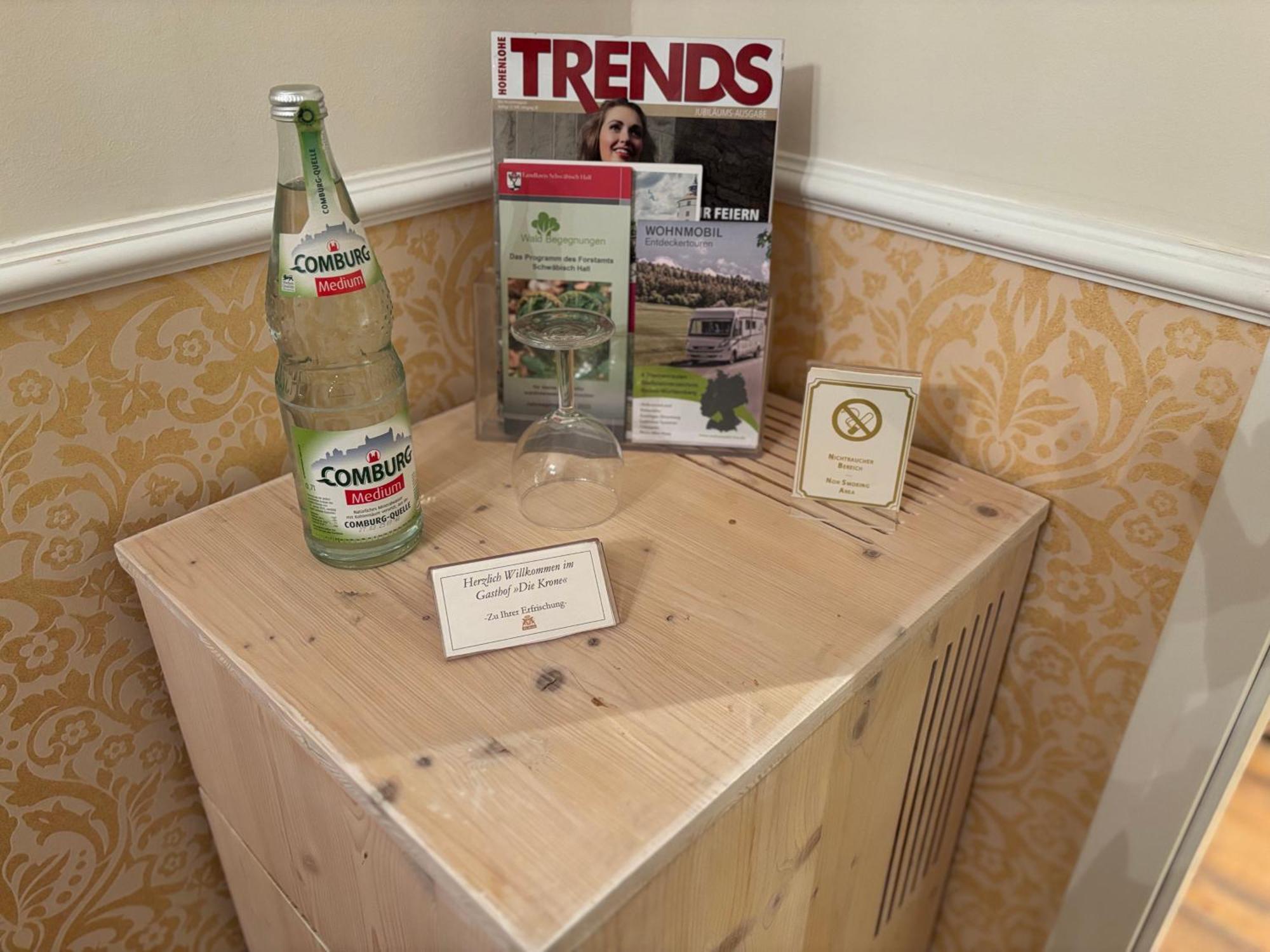 Gasthof Die Krone Schwäbisch Hall Dış mekan fotoğraf